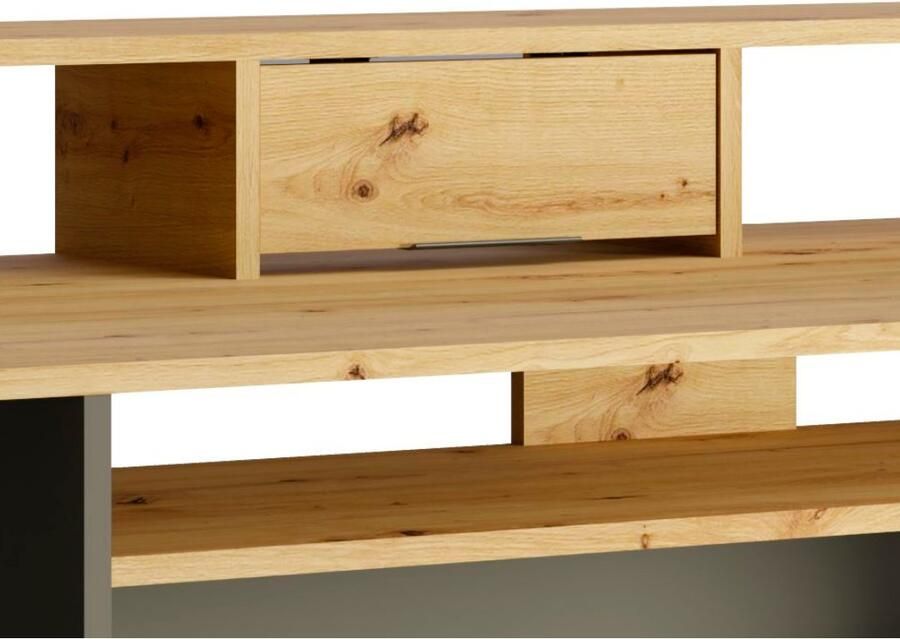 Home affaire Bureau PEORIA Gamingtafel met lade en monitorsteun breedte 160 x 70 cm - Foto 4