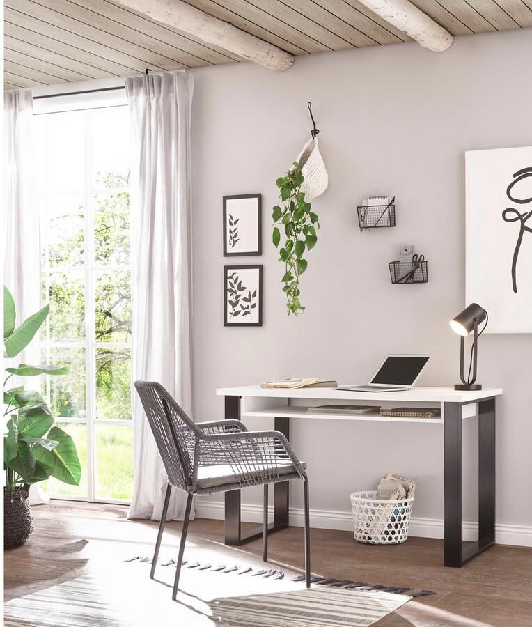 Home affaire Bureau Sherwood Computerbureau in industrieel ontwerp breedte 125 cm - Foto 2