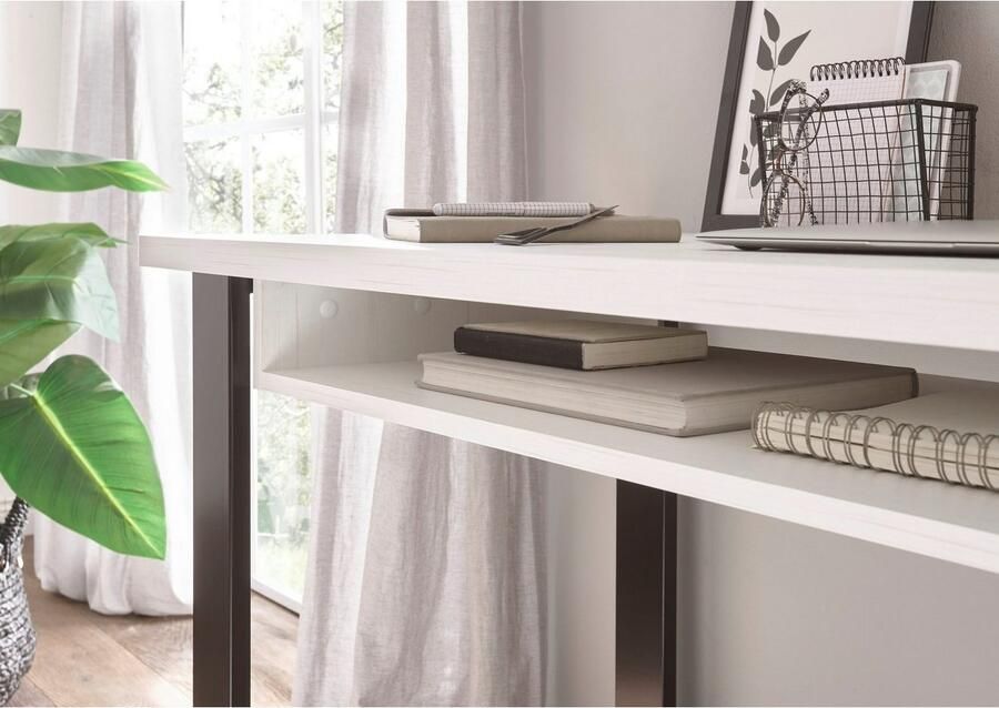 Home affaire Bureau Sherwood Computerbureau in industrieel ontwerp breedte 125 cm - Foto 5