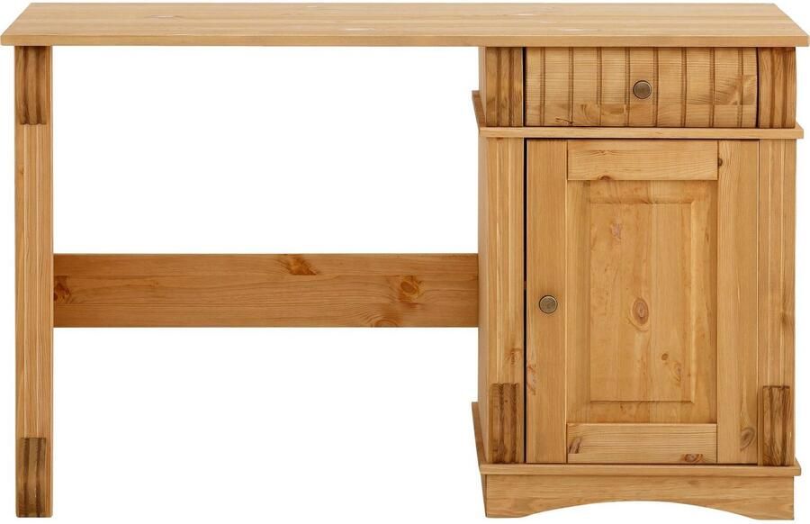Home affaire Bureau Teresa Computertafel met lade massief hout breedte 120 cm - Foto 8