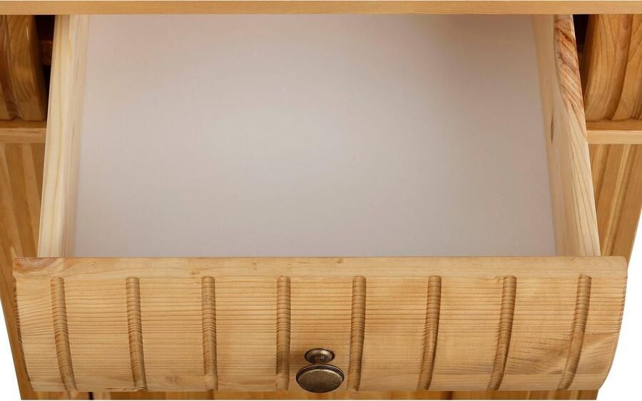 Home affaire Bureau Teresa Computertafel met lade massief hout breedte 120 cm - Foto 9