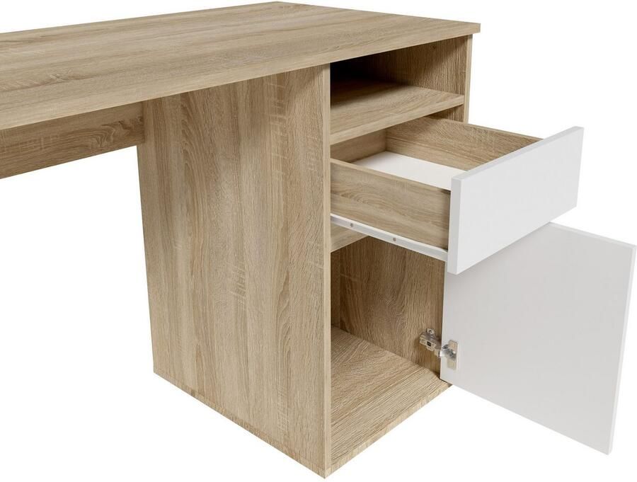 Home affaire Bureau TINSLEY met lade en deur breedte 120 x 53 cm - Foto 3