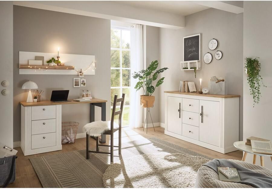 Home affaire Bureau Westminster in romantische landelijke stijl breedte 138 cm exclusief by otto - Foto 2