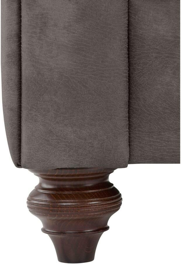 Home affaire Chesterfield-bank Chesterfield hoekbank ook in leer L-vorm hoogwaardige knoopdetails langer gedeelte links of rechts naar keuze