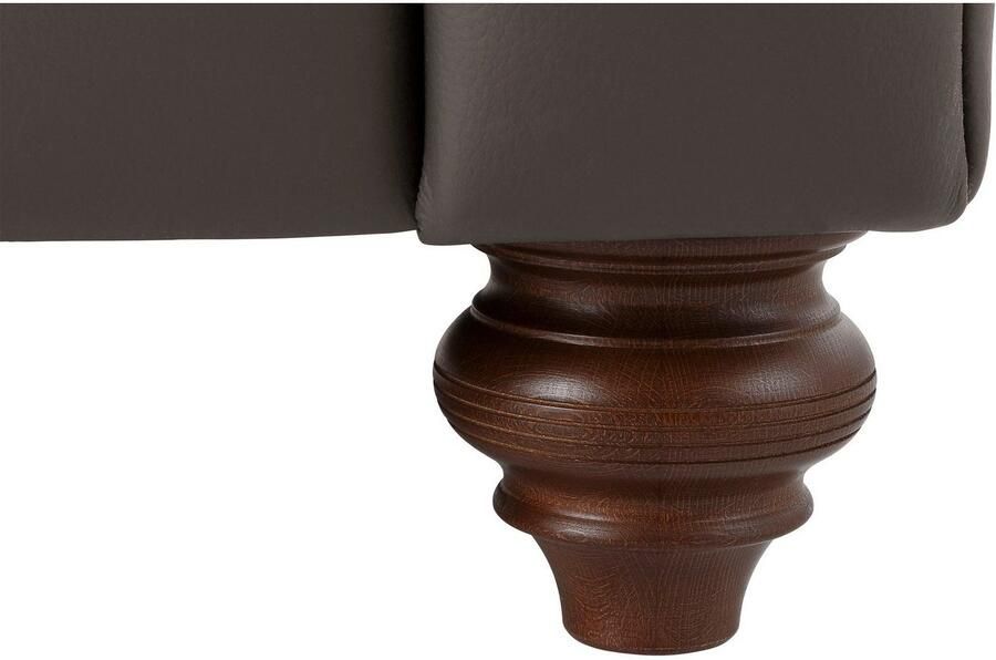 Home affaire Chesterfield-bank Chesterfield hoekbank ook in leer L-vorm hoogwaardige knoopdetails langer gedeelte links of rechts naar keuze - Foto 3