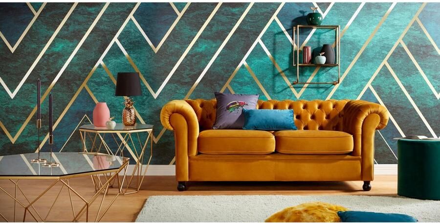 Home affaire Chesterfield-bank Chesterfield Home 3-zits B D H: 192 87 75 cn met chique capitonnage en kenmerkende armleuningen - Foto 3