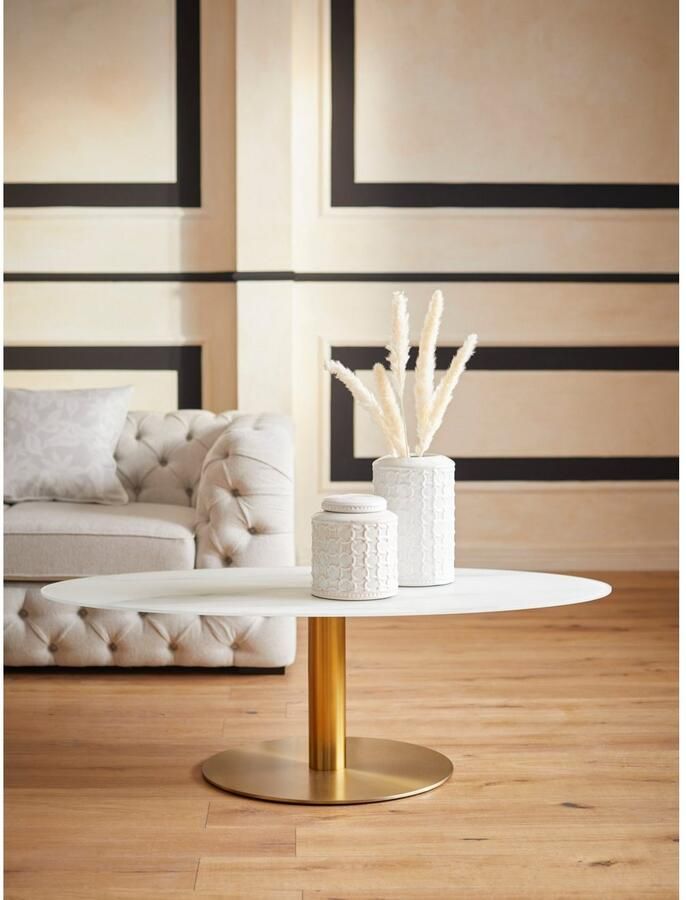 Home affaire Chesterfield-bank Kalina klassieke chesterfield knoopdetails zeer hoogwaardige afwerking