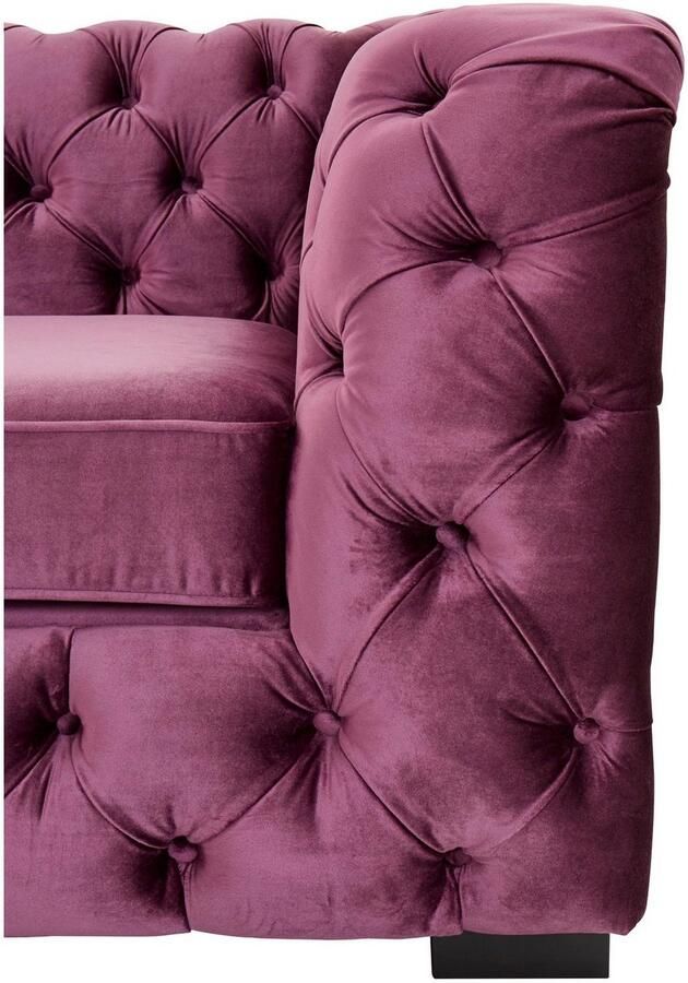 Home affaire Chesterfield-bank Kalina klassieke chesterfield knoopdetails zeer hoogwaardige afwerking - Foto 2