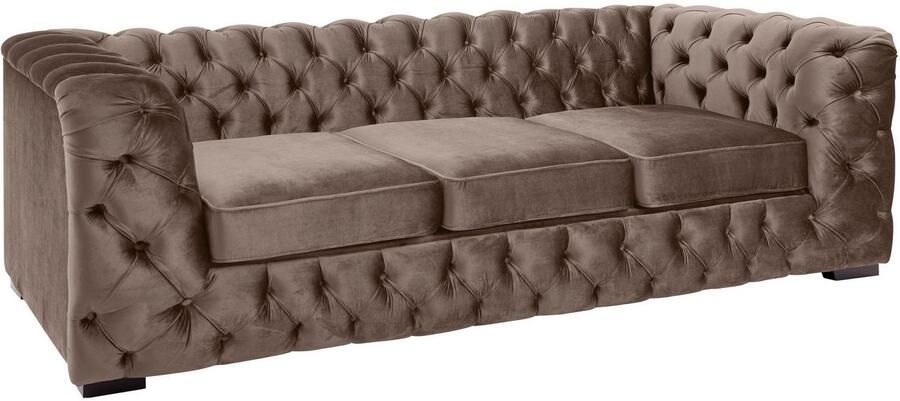 Home affaire Chesterfield-bank Kalina klassieke chesterfield knoopdetails zeer hoogwaardige afwerking - Foto 9