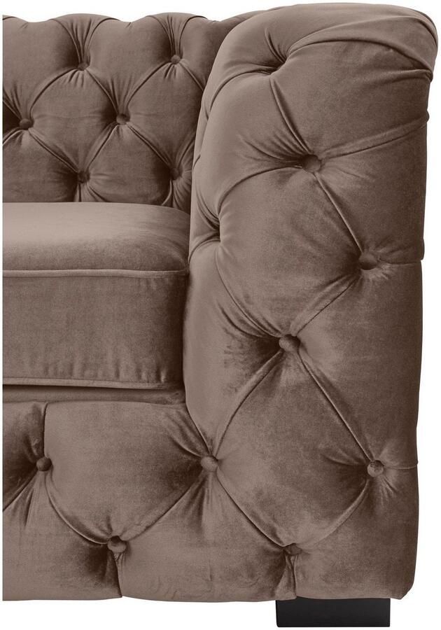 Home affaire Chesterfield-bank Kalina klassieke chesterfield knoopdetails zeer hoogwaardige afwerking - Foto 3