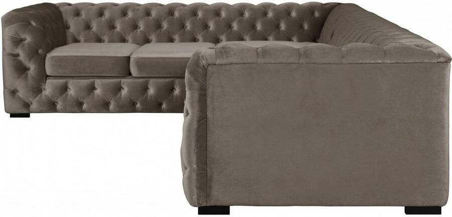 Home affaire Chesterfield-bank KALINA L-vorm hoogwaardig chesterfield design zeer hoogwaardige afwerking - Foto 2