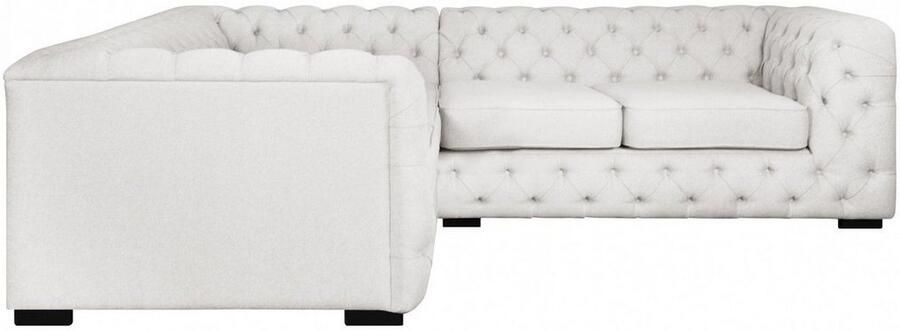 Home affaire Chesterfield-bank KALINA L-vorm hoogwaardig chesterfield design zeer hoogwaardige afwerking - Foto 6