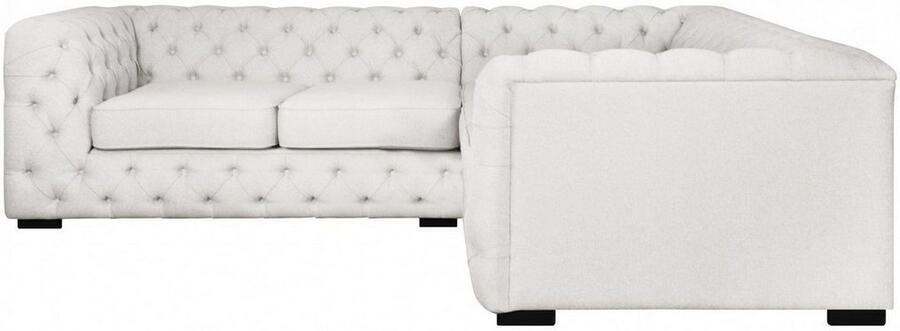 Home affaire Chesterfield-bank KALINA L-vorm hoogwaardig chesterfield design zeer hoogwaardige afwerking - Foto 6