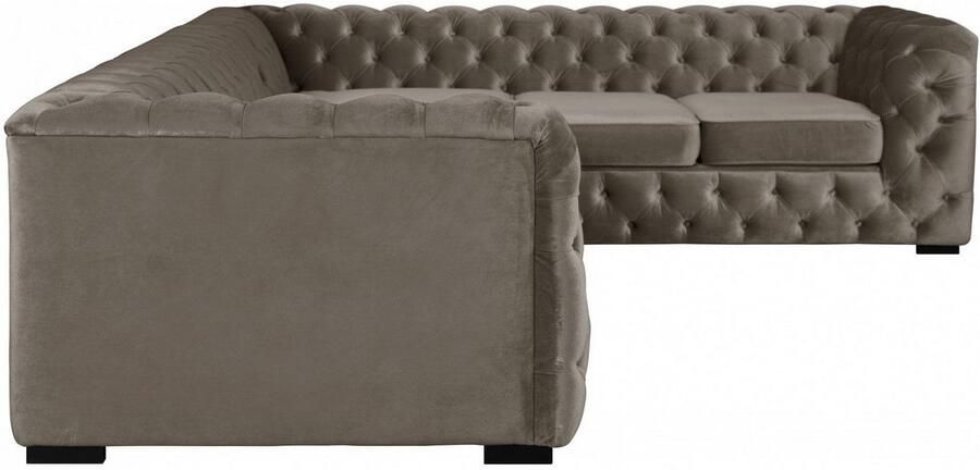 Home affaire Chesterfield-bank KALINA L-vorm hoogwaardig chesterfield design zeer hoogwaardige afwerking - Foto 2