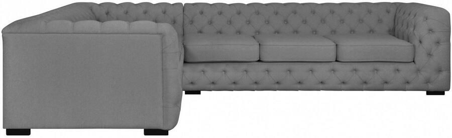 Home affaire Chesterfield-bank KALINA L-vorm hoogwaardig chesterfield-uitvoering - Foto 6