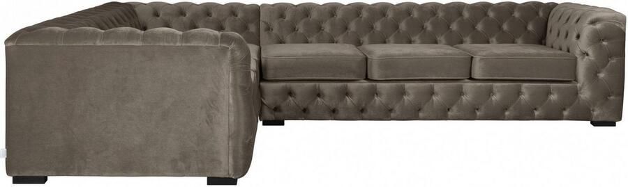 Home affaire Chesterfield-bank KALINA L-vorm hoogwaardig chesterfield-uitvoering - Foto 5