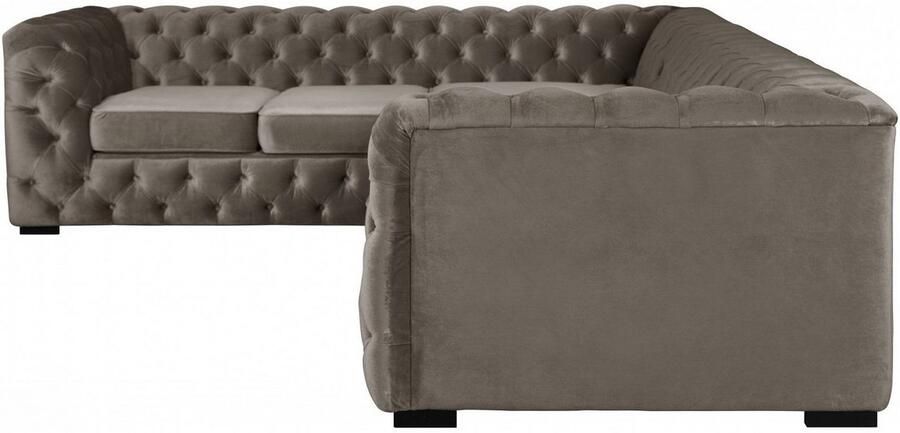 Home affaire Chesterfield-bank KALINA L-vorm hoogwaardig chesterfield-uitvoering - Foto 2