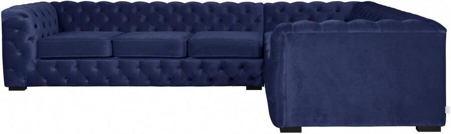 Home affaire Chesterfield-bank KALINA L-vorm hoogwaardig chesterfield-uitvoering - Foto 5