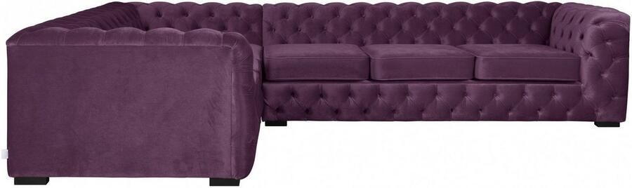 Home affaire Chesterfield-bank KALINA L-vorm hoogwaardig chesterfield-uitvoering - Foto 5