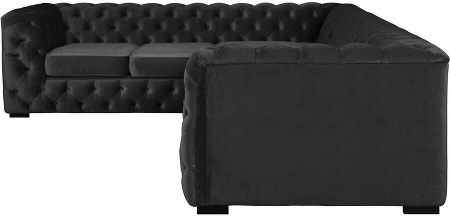 Home affaire Chesterfield-bank KALINA L-vorm hoogwaardig chesterfield-uitvoering - Foto 2