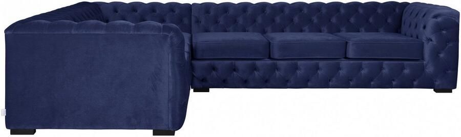 Home affaire Chesterfield-bank KALINA L-vorm hoogwaardig chesterfield-uitvoering - Foto 5