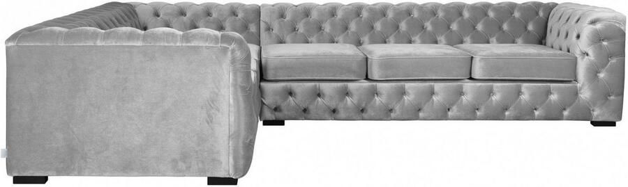 Home affaire Chesterfield-bank KALINA L-vorm hoogwaardig chesterfield-uitvoering - Foto 5