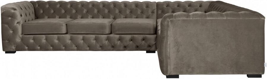 Home affaire Chesterfield-bank KALINA L-vorm hoogwaardig chesterfield-uitvoering - Foto 5