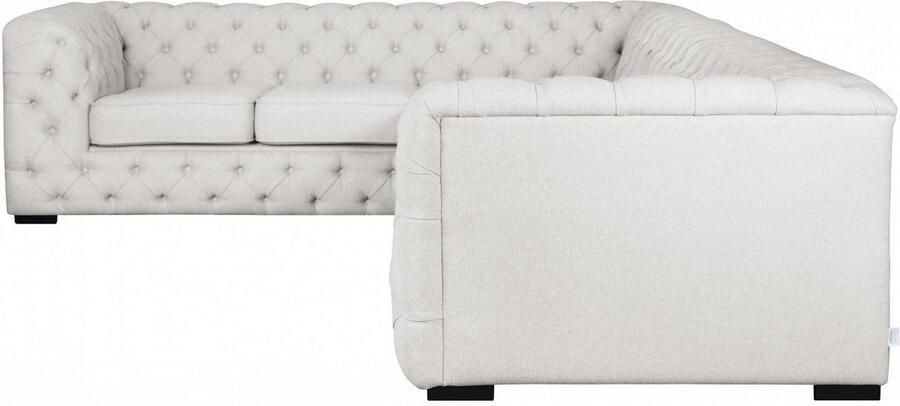 Home affaire Chesterfield-bank KALINA L-vorm hoogwaardig chesterfield design zeer hoogwaardige afwerking - Foto 2