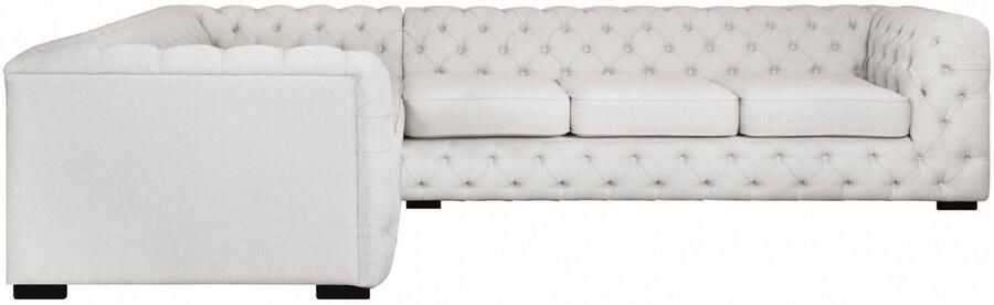 Home affaire Chesterfield-bank KALINA L-vorm hoogwaardig chesterfield-uitvoering - Foto 6