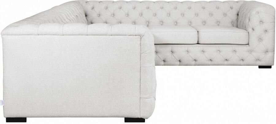 Home affaire Chesterfield-bank KALINA L-vorm hoogwaardig chesterfield design zeer hoogwaardige afwerking - Foto 2