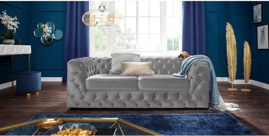 Home affaire Chesterfield-bank Kalina met klassieke chesterfield-capitonnage - Foto 16