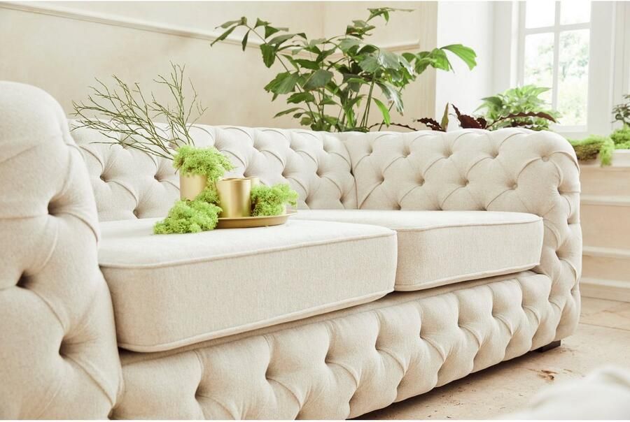 Home affaire Chesterfield-bank Kalina met klassieke chesterfield-capitonnage - Foto 8