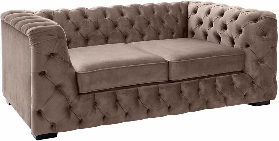 Home affaire Chesterfield-bank Kalina met klassieke chesterfield-capitonnage - Foto 12