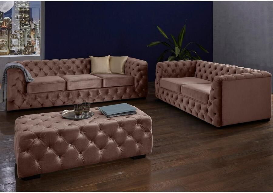 Home affaire Chesterfield-bank Kalina met klassieke chesterfield-capitonnage - Foto 2