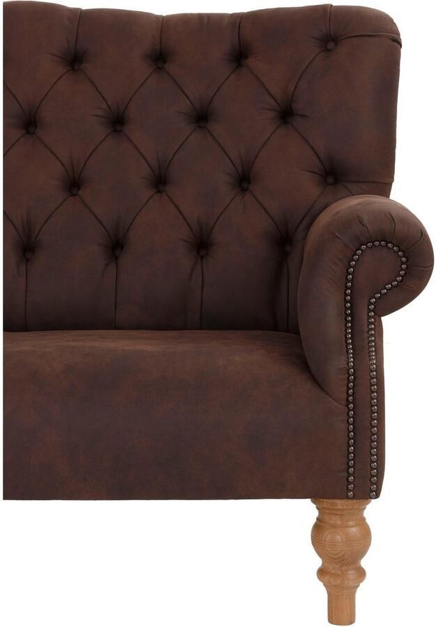 Home affaire Chesterfield-bank Lord met echte chesterfield-capitonnage en siernagels