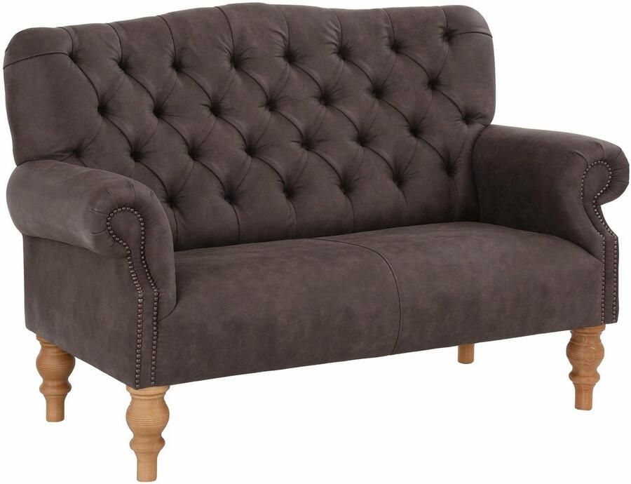 Home affaire Chesterfield-bank Lord met echte chesterfield-capitonnage en siernagels - Foto 1