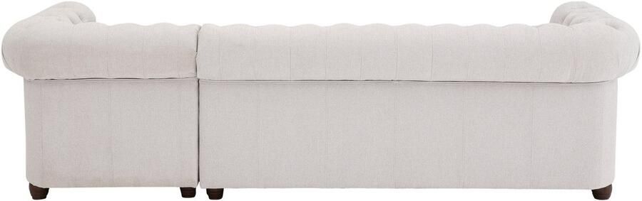 Home affaire Chesterfield-bank New Castle L-vorm hoogwaardige capitonnage in chesterfield-design bxdxh: 255(171x72) - Foto 14
