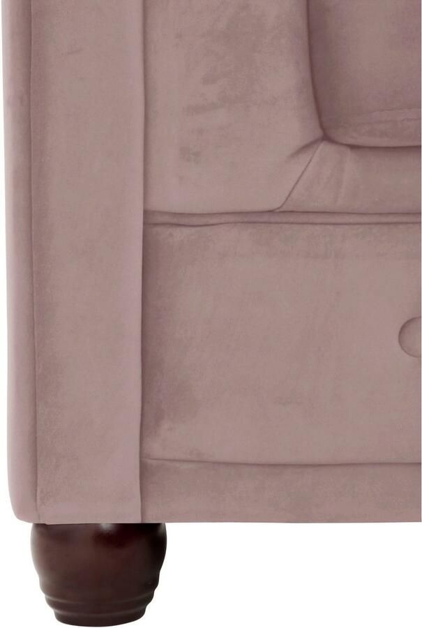 Home affaire Chesterfield-bank New Castle L-vorm hoogwaardige capitonnage in chesterfield-design bxdxh: 255(171x72) - Foto 2