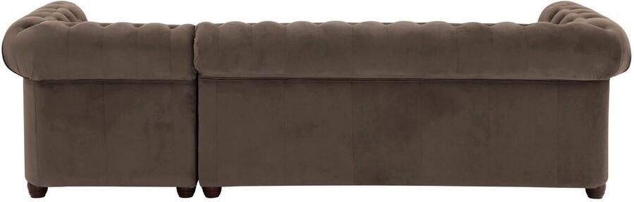Home affaire Chesterfield-bank New Castle L-vorm hoogwaardige capitonnage in chesterfield-design bxdxh: 255(171x72) - Foto 14