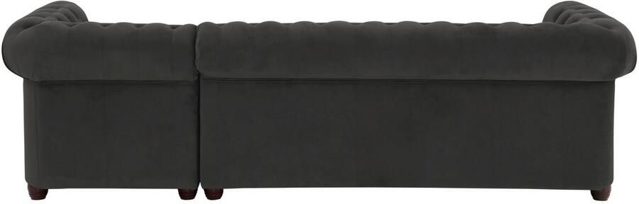 Home affaire Chesterfield-bank New Castle L-vorm hoogwaardige capitonnage in chesterfield-design bxdxh: 255(171x72) - Foto 14