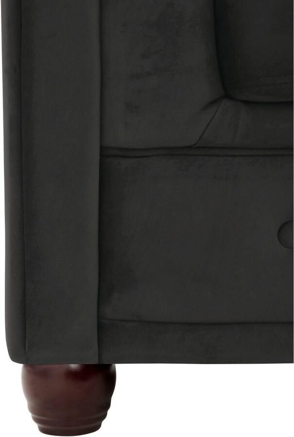 Home affaire Chesterfield-bank New Castle L-vorm hoogwaardige capitonnage in chesterfield-design bxdxh: 255(171x72) - Foto 2