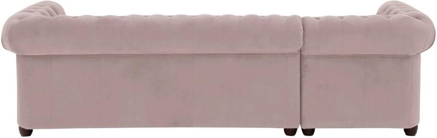 Home affaire Chesterfield-bank New Castle L-vorm hoogwaardige capitonnage in chesterfield-design bxdxh: 255(171x72) - Foto 9