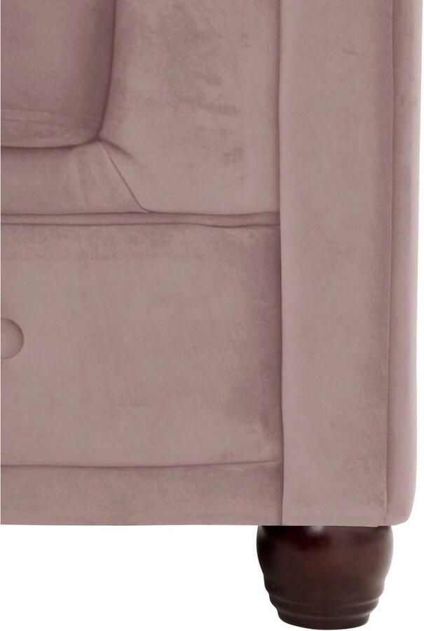 Home affaire Chesterfield-bank New Castle L-vorm hoogwaardige capitonnage in chesterfield-design bxdxh: 255(171x72) - Foto 2