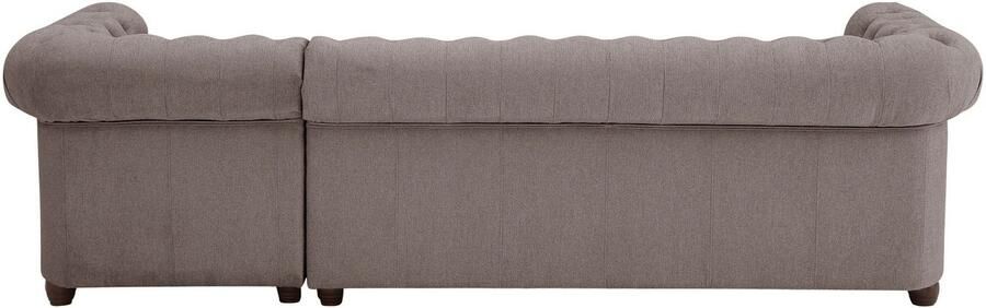 Home affaire Chesterfield-bank New Castle L-vorm hoogwaardige capitonnage in chesterfield-design bxdxh: 255(171x72) - Foto 14