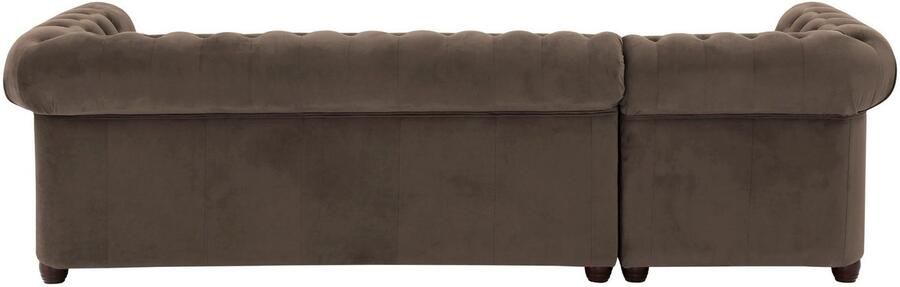 Home affaire Chesterfield-bank New Castle L-vorm hoogwaardige capitonnage in chesterfield-design bxdxh: 255(171x72) - Foto 8