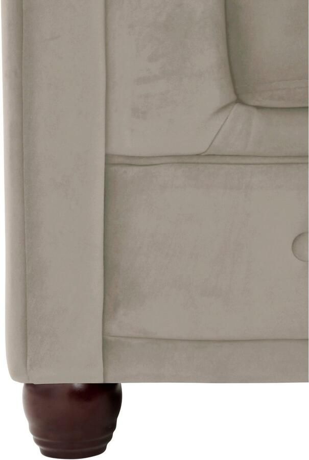 Home affaire Chesterfield-bank New Castle L-vorm hoogwaardige capitonnage in chesterfield-design bxdxh: 255(171x72) - Foto 2