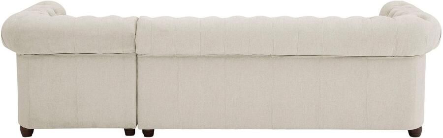 Home affaire Chesterfield-bank New Castle L-vorm hoogwaardige capitonnage in chesterfield-design bxdxh: 255(171x72) - Foto 14