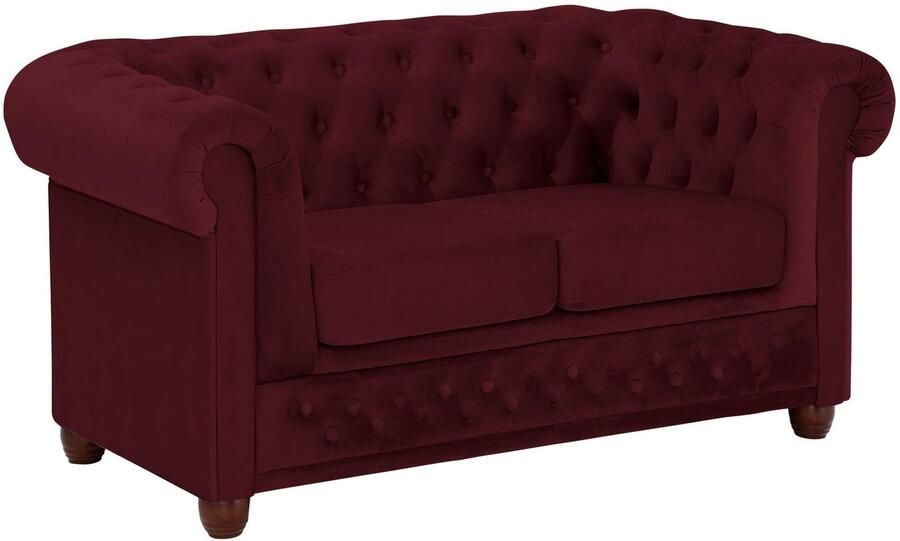 Home affaire Chesterfield-bank New Castle met hoogwaardige capitonnage in chesterfield-design bxdxh: 148x86x72 - Foto 5