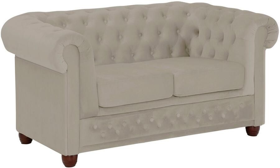 Home affaire Chesterfield-bank New Castle met hoogwaardige capitonnage in chesterfield-design bxdxh: 148x86x72 - Foto 5