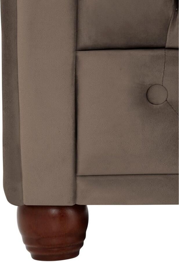 Home affaire Chesterfield-bank New Castle met hoogwaardige capitonnage in chesterfield-design bxdxh: 148x86x72